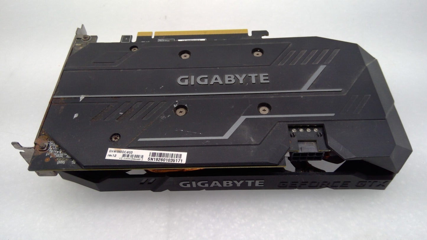 Gigabyte GeForce GTX 1660 6GB GDDR5 Graphics Card GV-N1660OC-6GD