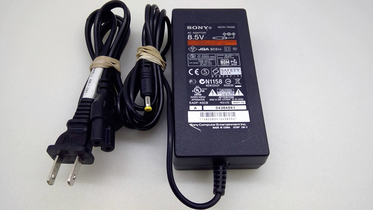 Sony SCPH-79100 PS2 Slim AC Adapter Charger 8.5V 4.5A EADP-40CB Power Supply