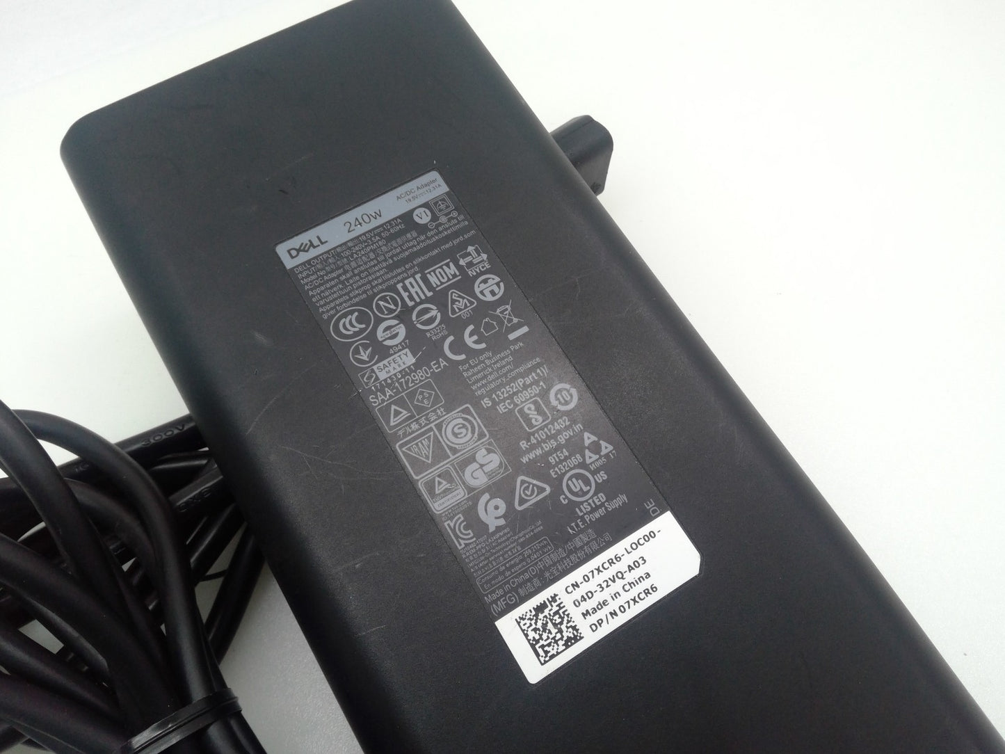 Genuine Dell 19.5V 12.31A 240W AC Adapter LA240PM180 Charger 7.4*5.0mm