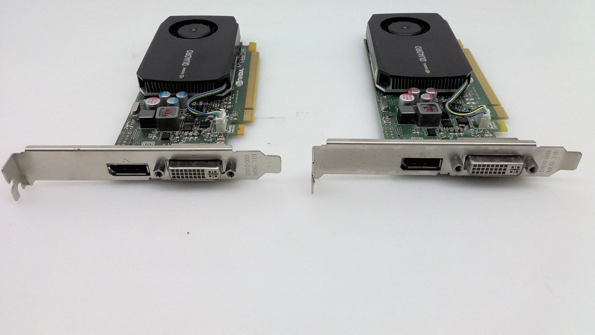 Lot Of 2 HP NVIDIA Quadro K600 1GB DDR3 PCI-E Video Card High PROFILE 700102-001