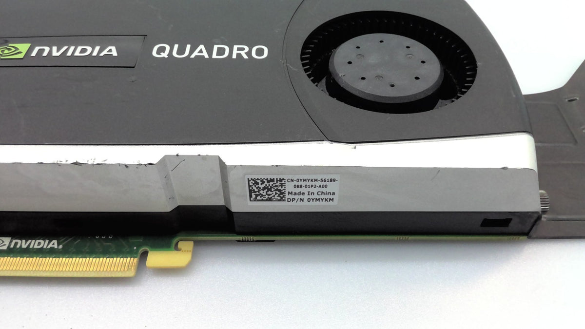 Dell 0YMYKM NVIDIA QUADRO 5000 2.5GB GDDR5 PCI EXPRESS X16 Video Card
