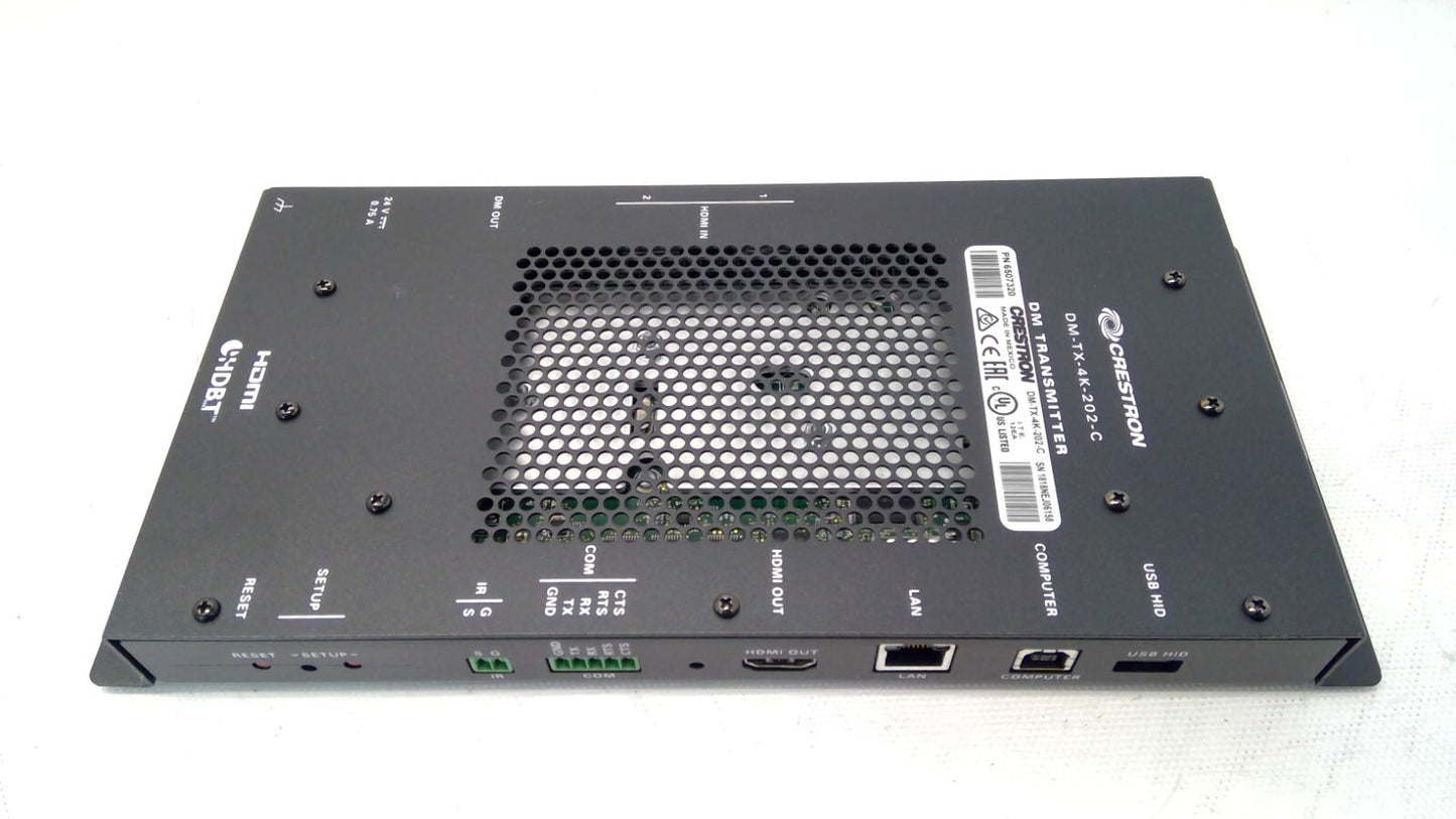 Creston DM-TX-4K-202-C Digital Media 4K 8G+ HDR Transmitter