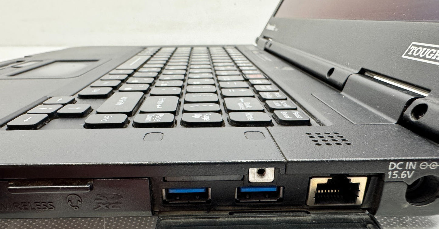 Toughbook CF-54 FHD Touch i5-7300U@2.6GHz 8G RAM NO SSD NoAC W/Diskreader *READ*