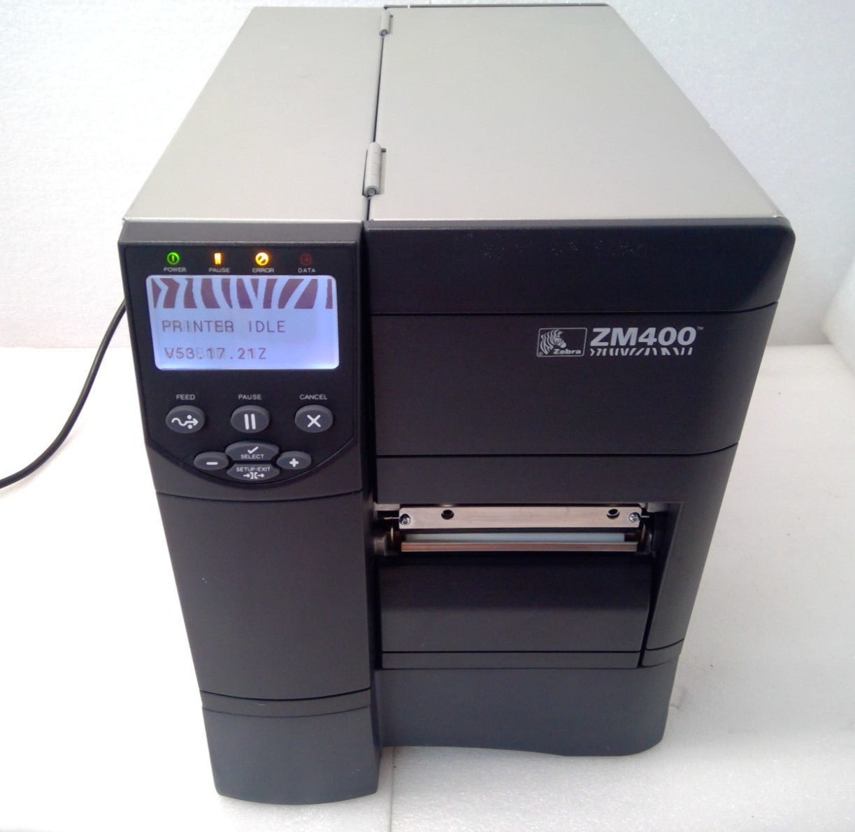 Zebra ZM400 203 DPI Thermal Transfer Label Printer USB Ethernet ZM400-2011-0100T