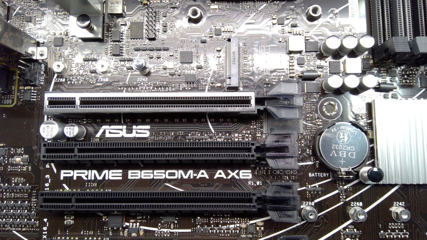 ASUS PRIME B650M-A AX6 AMD AM5 MicroATX Desktop Motherboard
