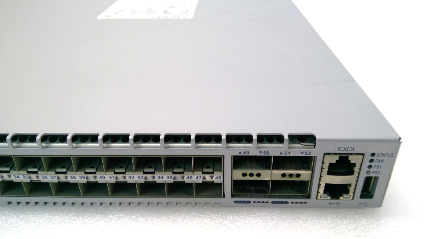 Arista DCS-7050SX-64-R 48x10G-SFP+ 4x40G-QSFP Port Network Switch *Read*