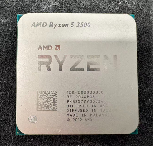 AMD Ryzen 5 3500 Desktop Processor 3.6GHz, 6-Core, 6-Thread Socket AM4 Tested