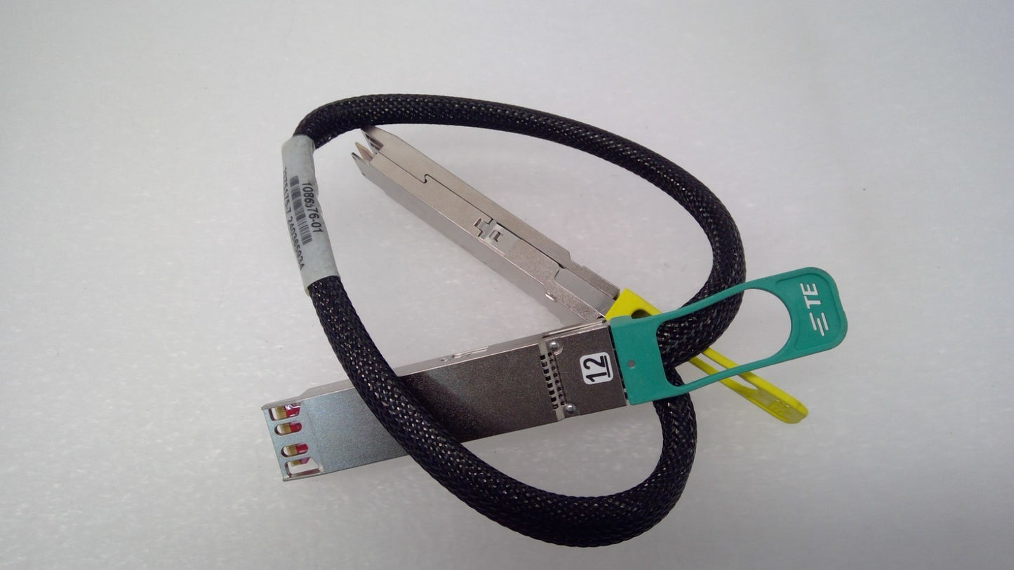 TE Connectivity 800G OSFP Passive DAC Cable 0.65M 30AWG 2375175-7 1086576-01