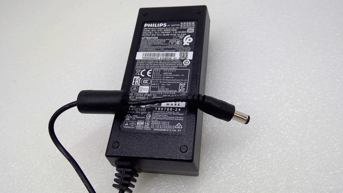 Genuine Philips ADPC1936 38W 19V 2A 5.5x2.5mm AC Adapter Monitor Power Supply