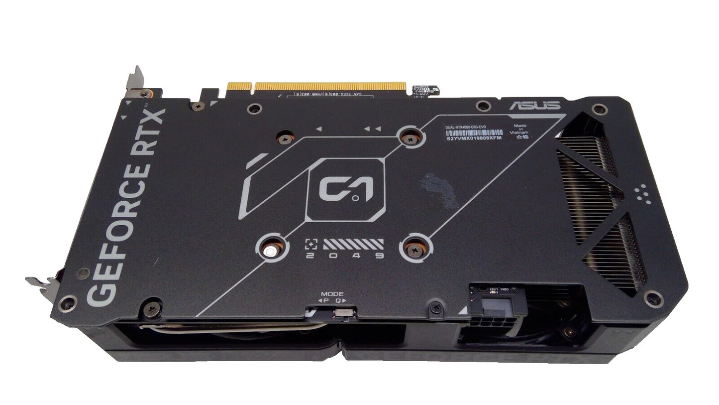 ASUS Dual GeForce RTX 4060 EVO OC Edition 8GB GDDR6 PCIe 4.0 Graphics Card GPU