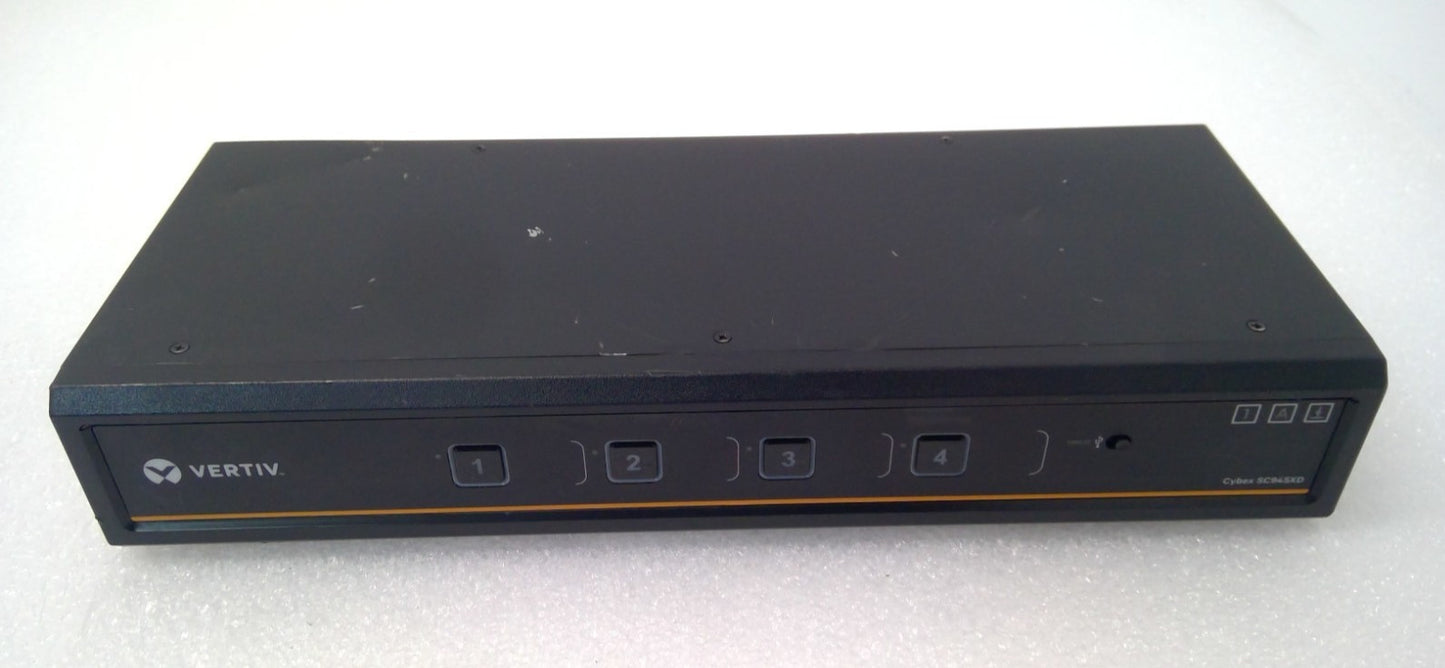 Cybex SC945XD 4-Port Dual-Head DVI-I+DP Secure KVM+DPP Switch Dual Monitor CAC