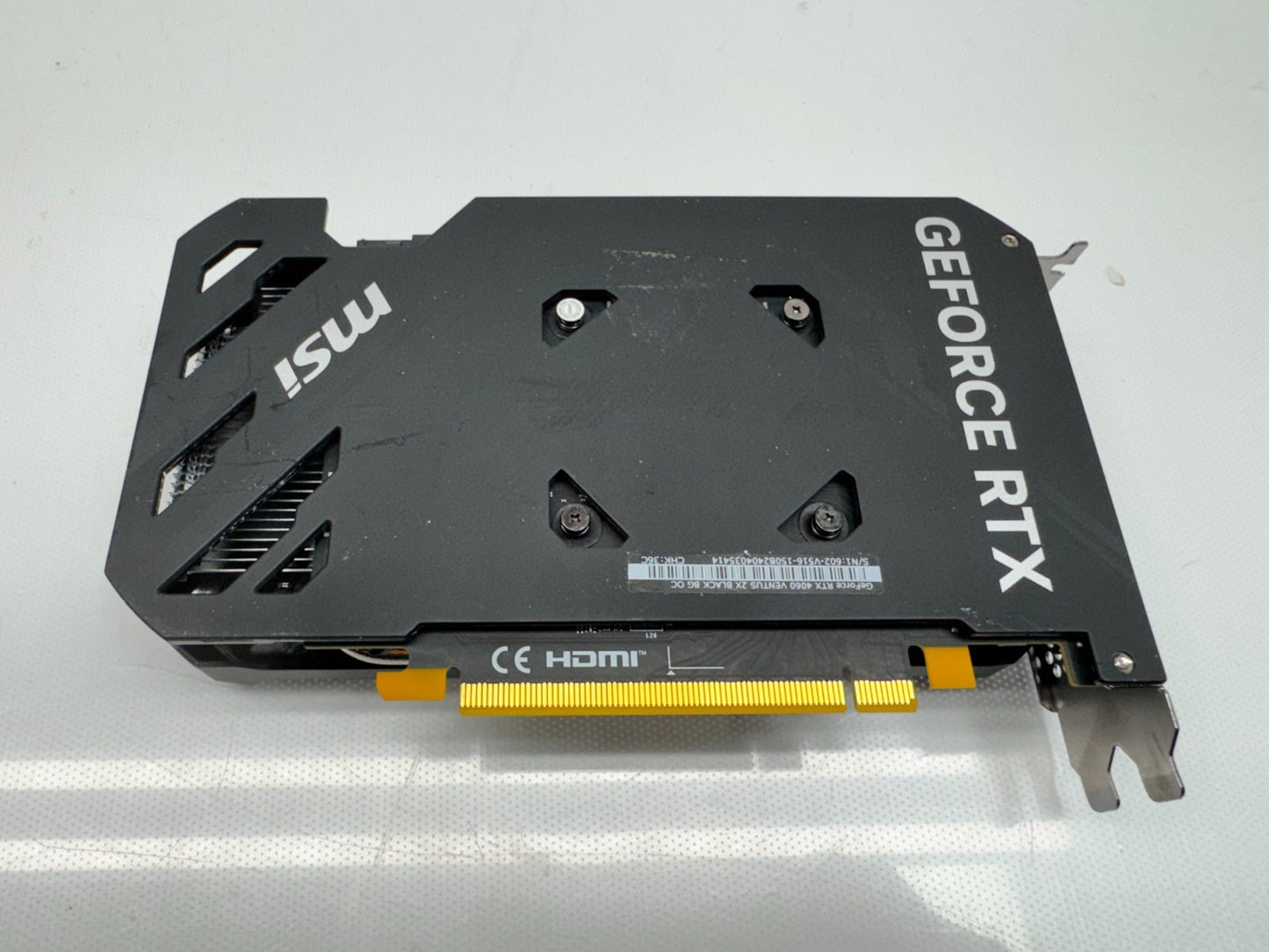 MSI GeForce RTX 4060 8GB GDDR6X VENTUS 2X OC BLACK Graphics Card *READ*