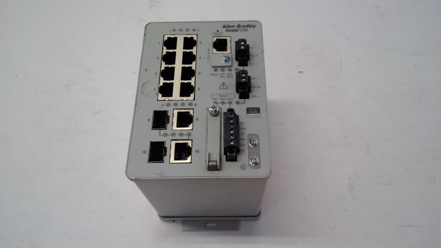 Allen Bradley 1783-BMS10CL /A STRATIX 5700 10 PORT MANAGED SWITCH