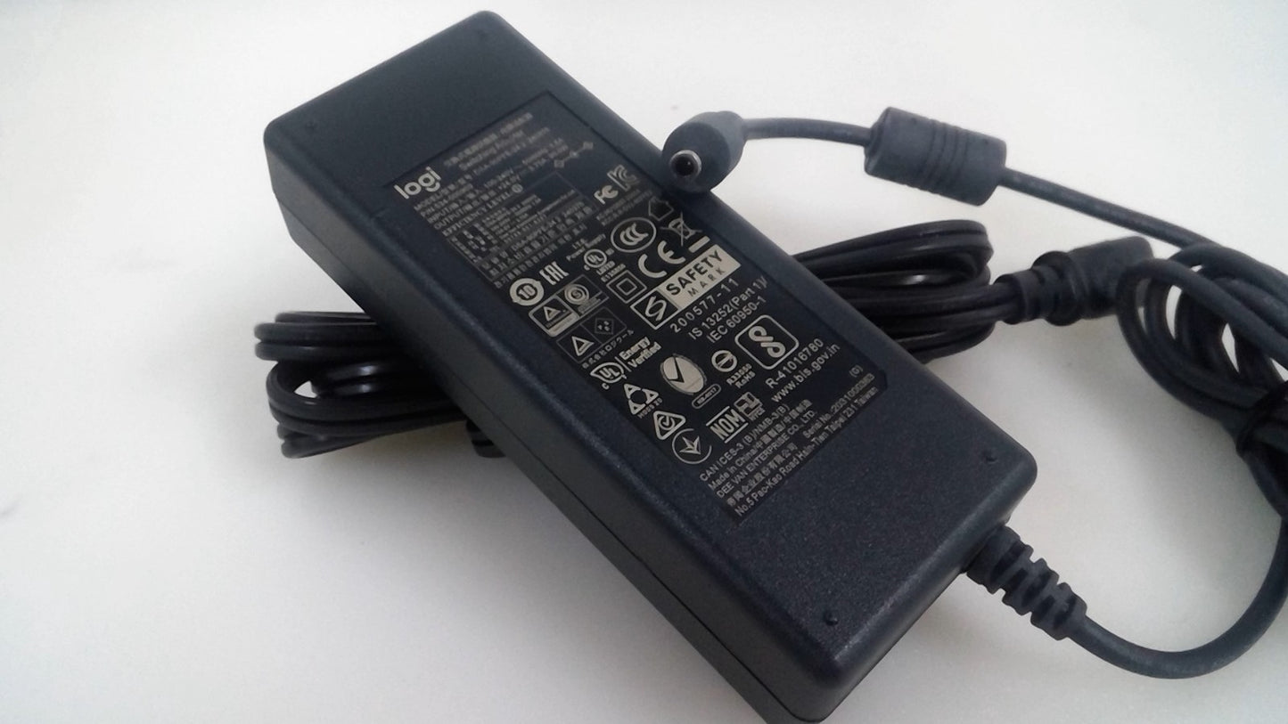 NEW GENUINE LOGITECH RALLY CAMERA SWITCH HUB DSA-90PFE 24 2 240375 24V 3.75A 90W