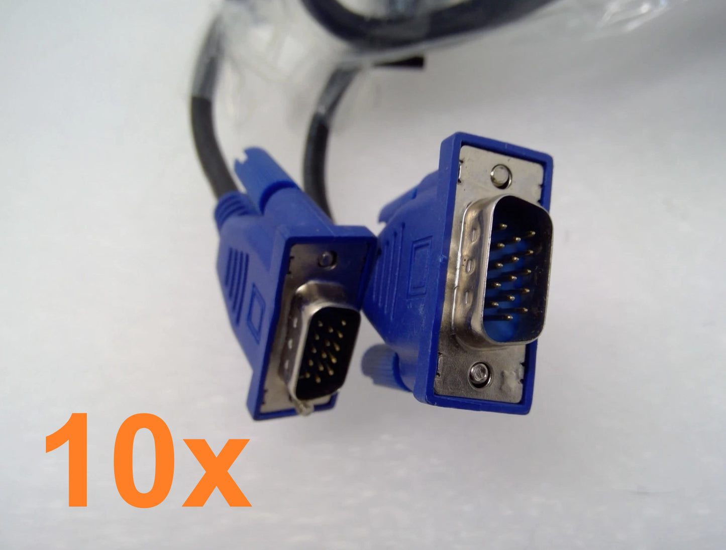 (10x) Mix Brand VGA To VGA VIDEO CABLE MALE-TO-MALE CONNECTOR BN39-00244H 5FT