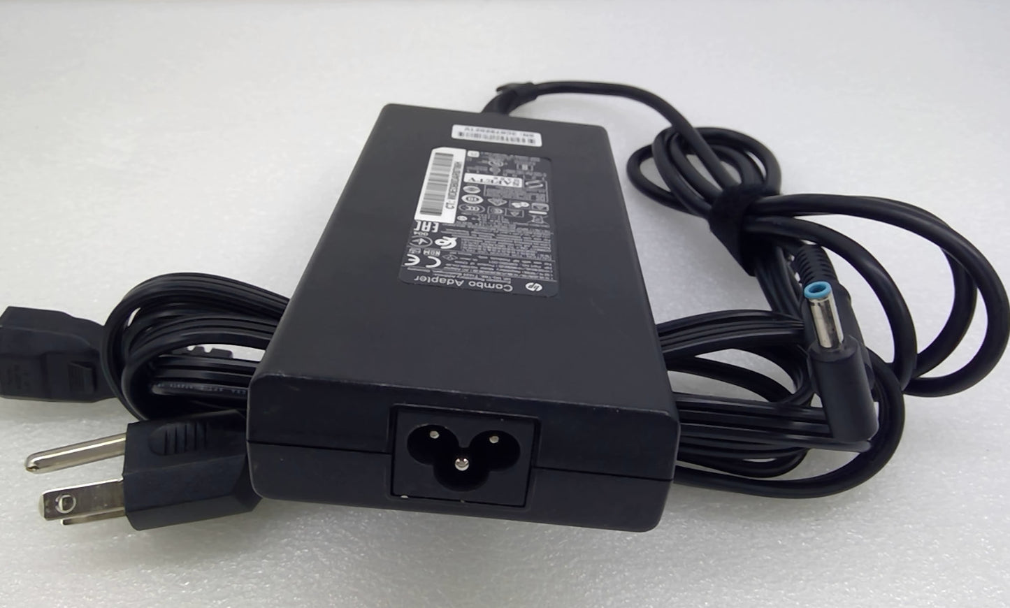 GENUINE HP 100W Slim Combo AC Adapter HSTNN-DA36 19.5V 4.62A 696960-001 Blue Tip