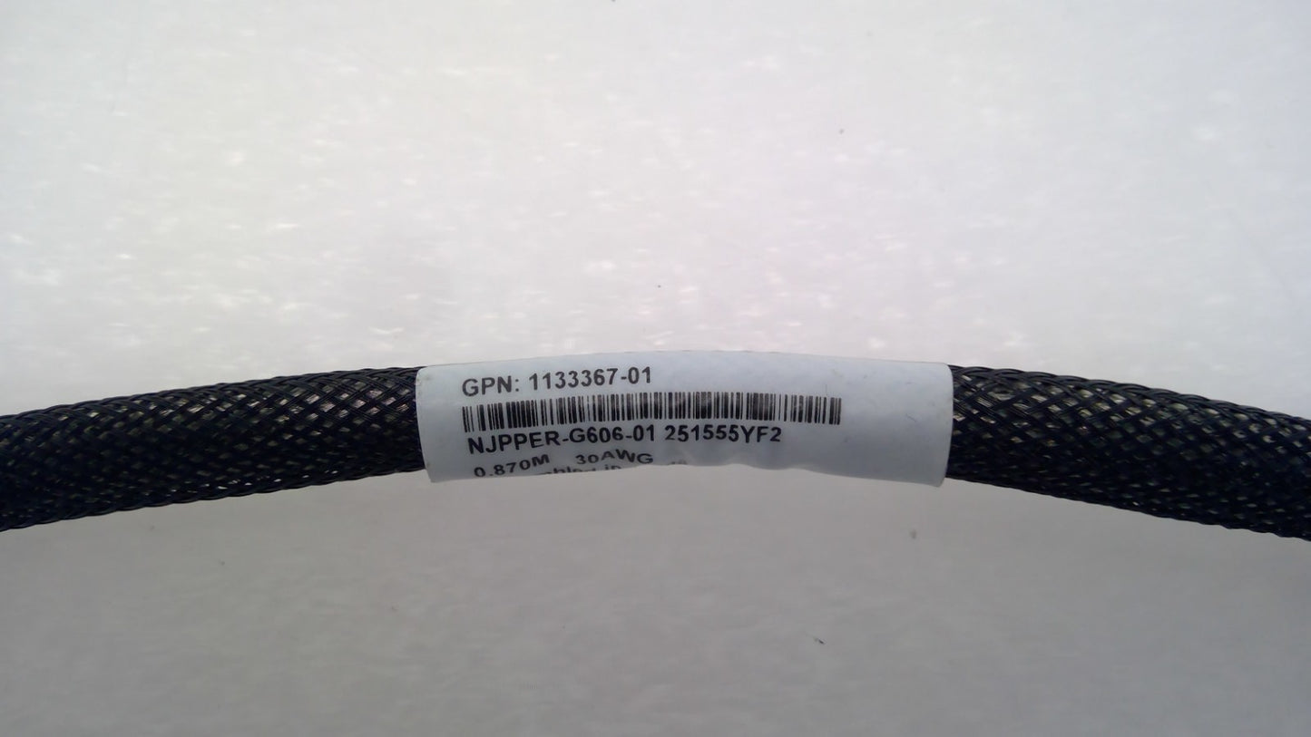Amphenol 1133367-01 NJPPER-G606-01 Internal 800G OSFP Cable 0.87M 30AWG