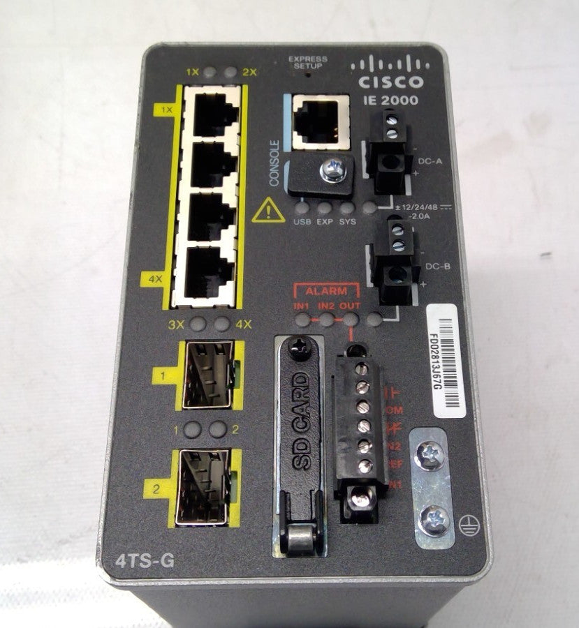 NOB Cisco IE-2000-4TS-G-L Industrial Ethernet Switch 2xSFP Gig P 4x 10/100