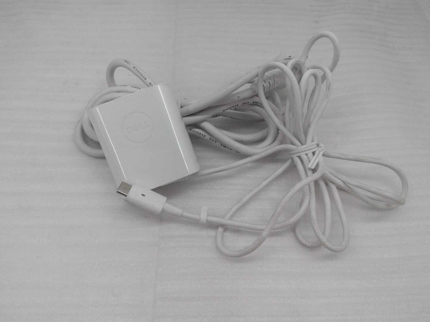 Genuine Dell 45W USB C/ TYPE C Laptop Charger Ac Adapter HA45NM180 White