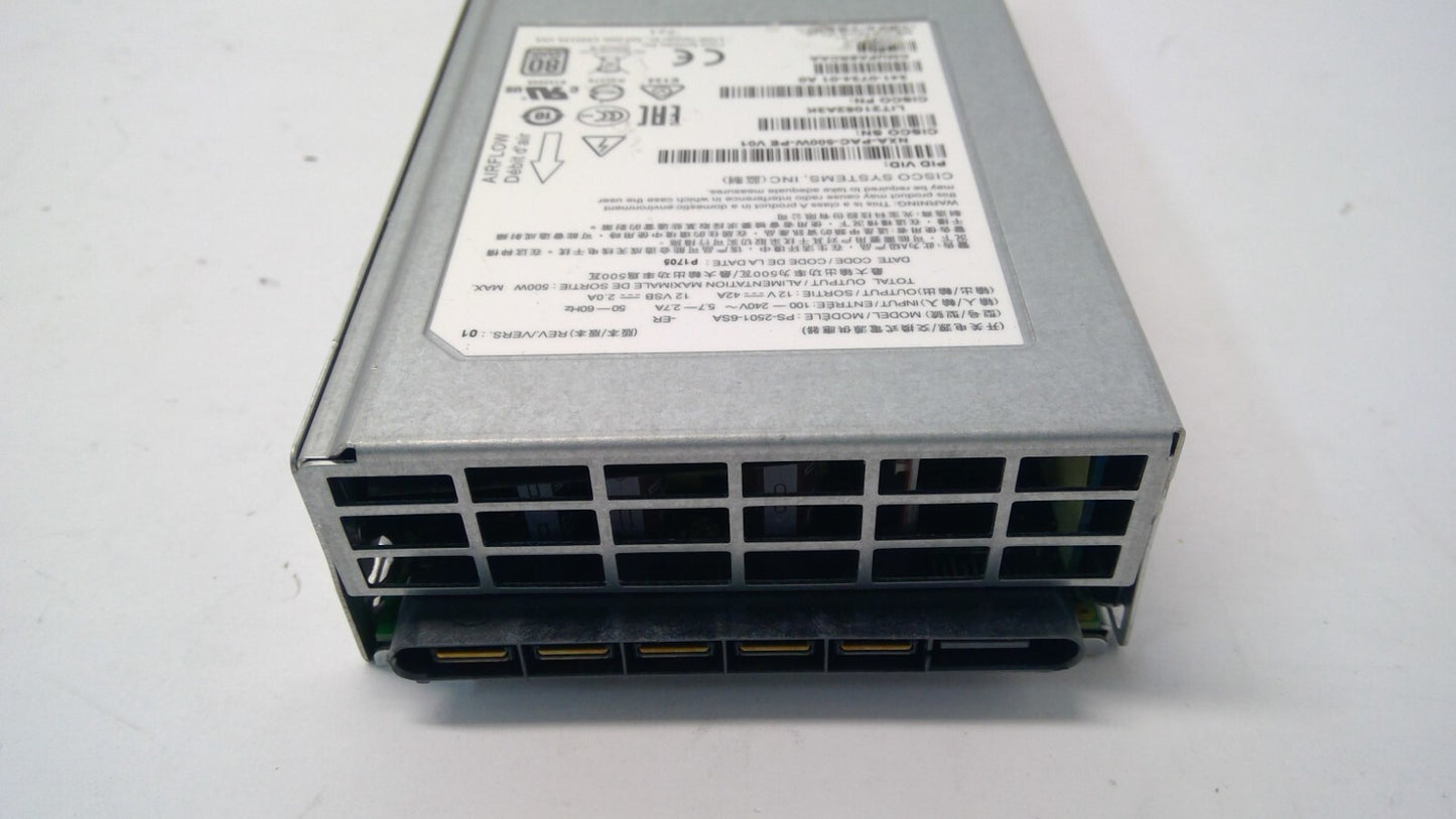 CISCO NXA-PAC-500W-PE 500W Nexus N9K PS-2501-6SA Power Supply 341-0734-01