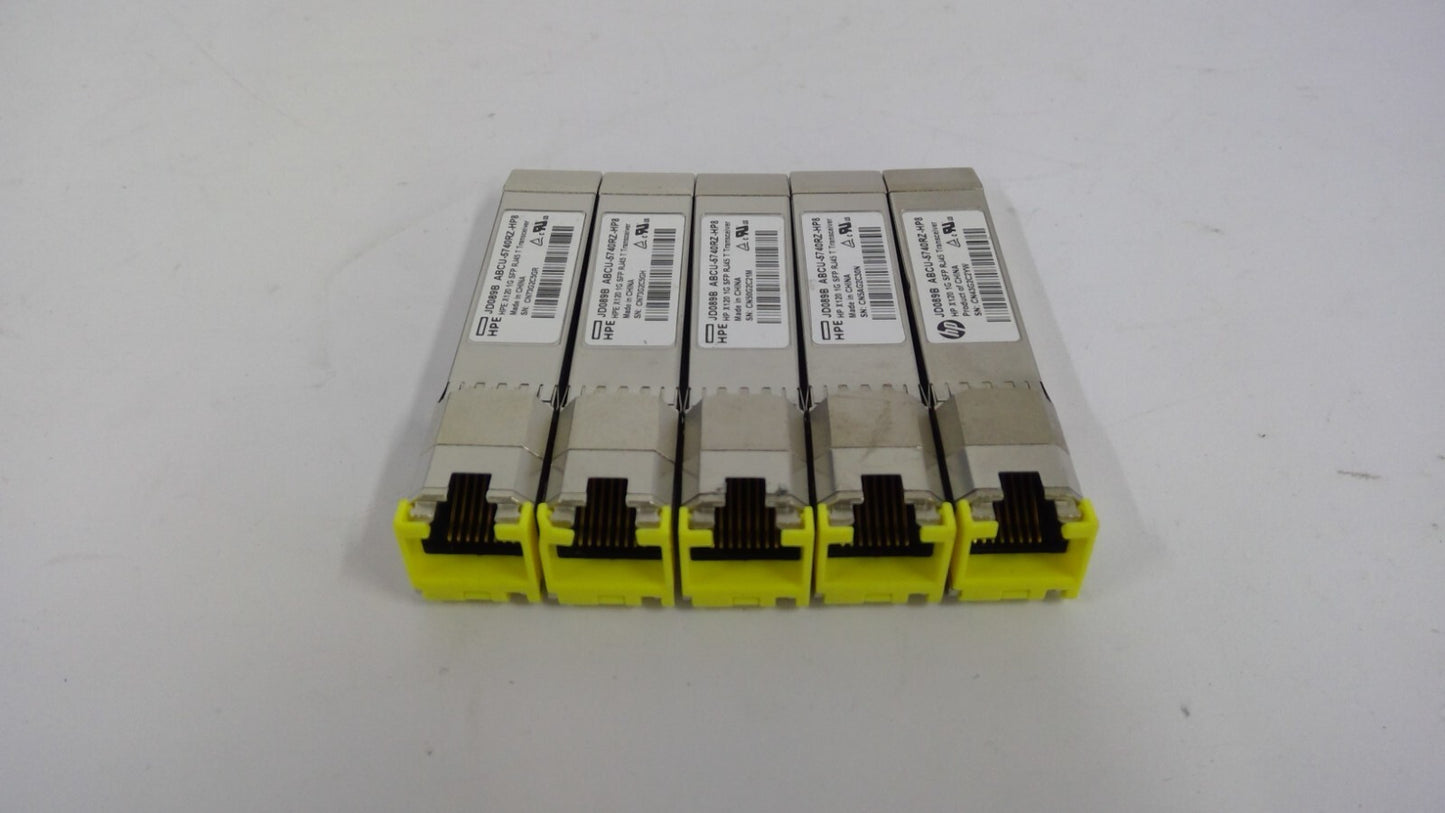JD089B HPE X120 1G SFP RJ45 T TRANSCEIVER ABCU-5740RZ-HP8