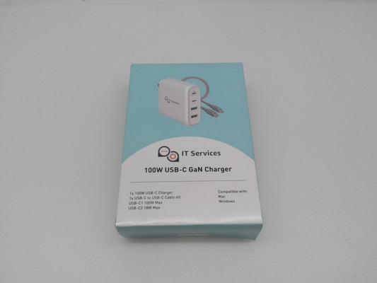 Amazon Basics /IT Services 100W 4 Port GaN PD Wall Charger with 100W USB-C To C