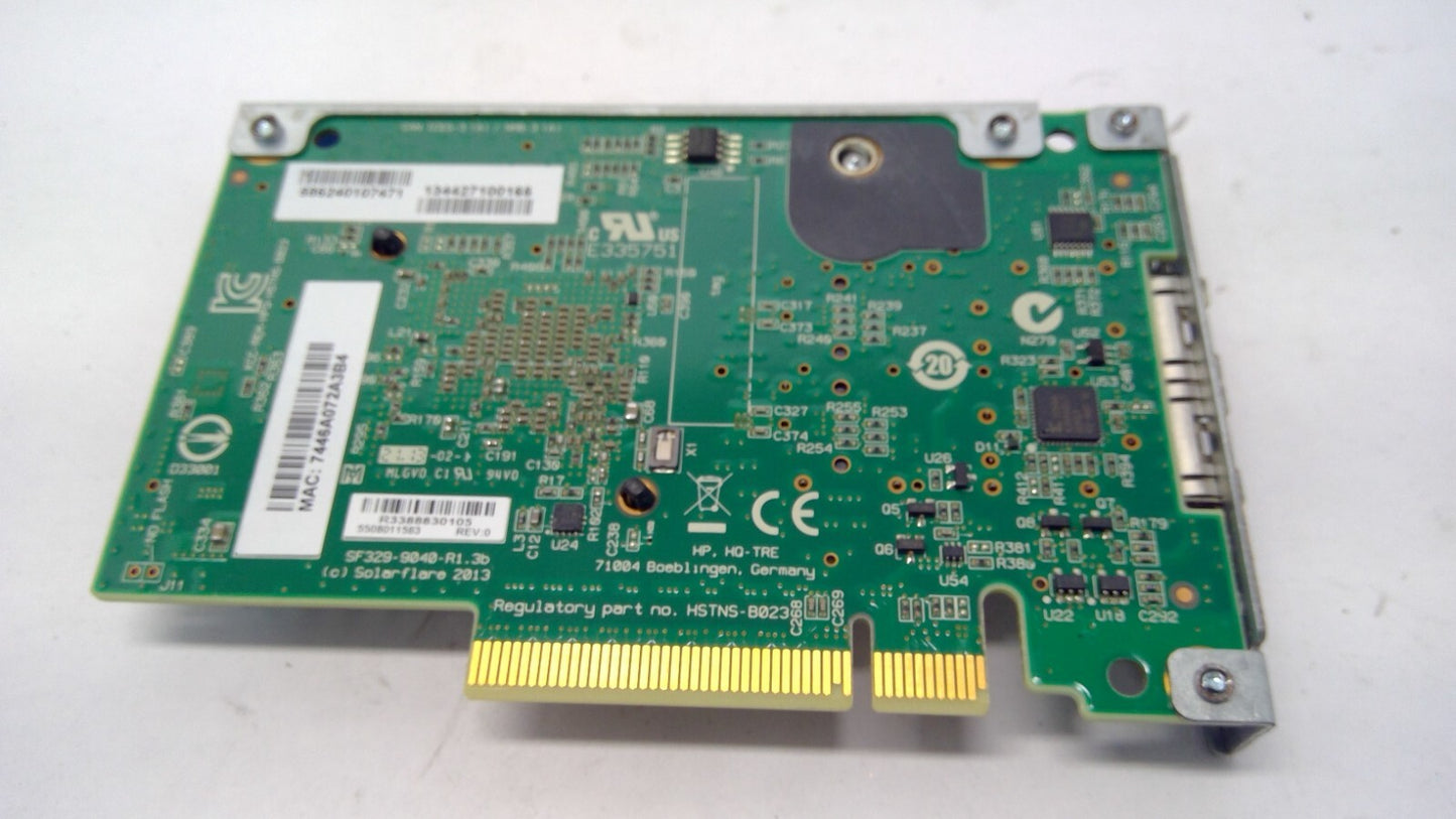 HP 733386-001 728531-001 571FLR-SFP+ Network Adapter Pci Express 2.0 X8 Low Prof