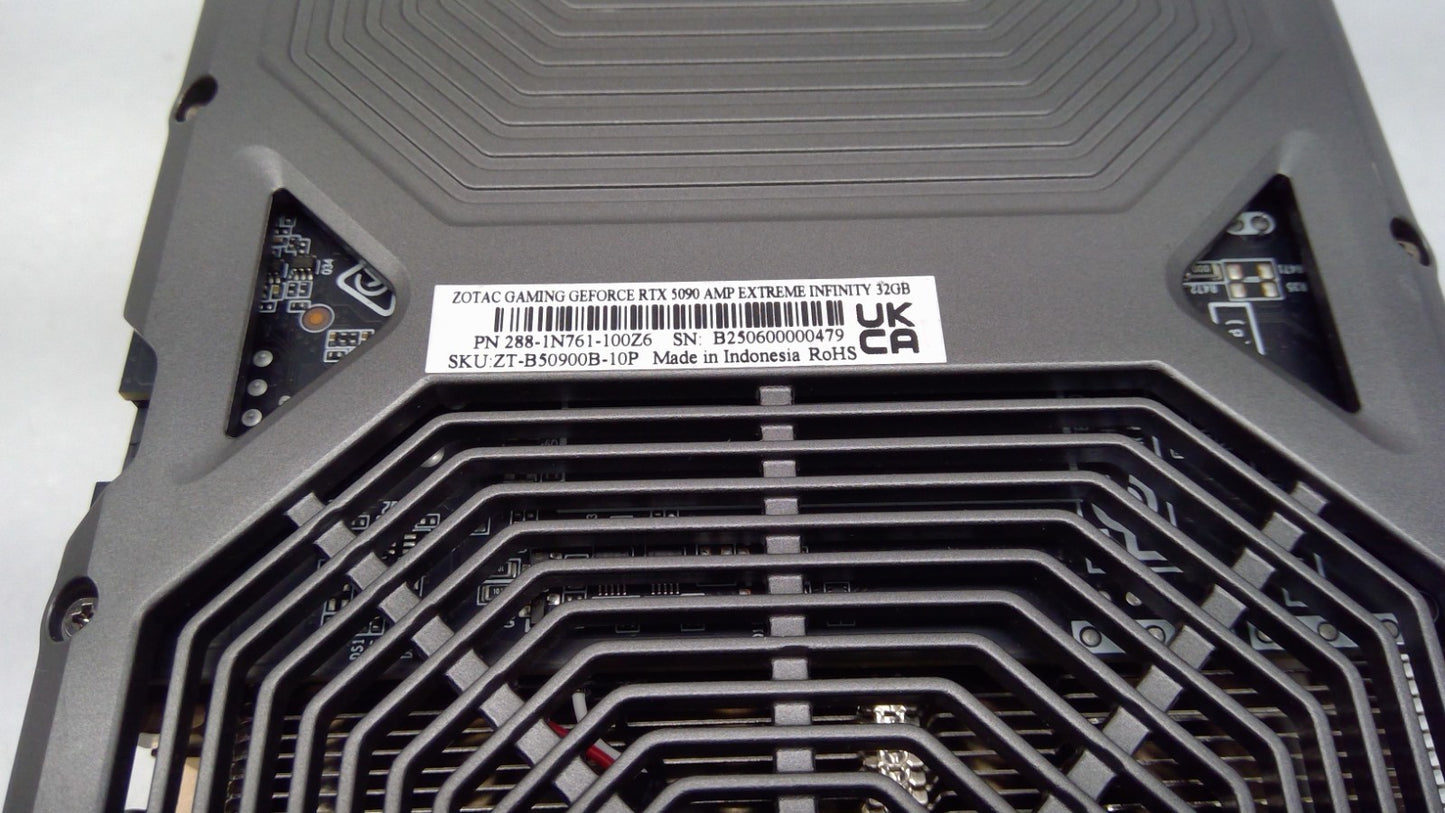 *Read* ZOTAC GeForce RTX 5090 Amp Extreme Infinity 32GB GDDR7 GPU No work