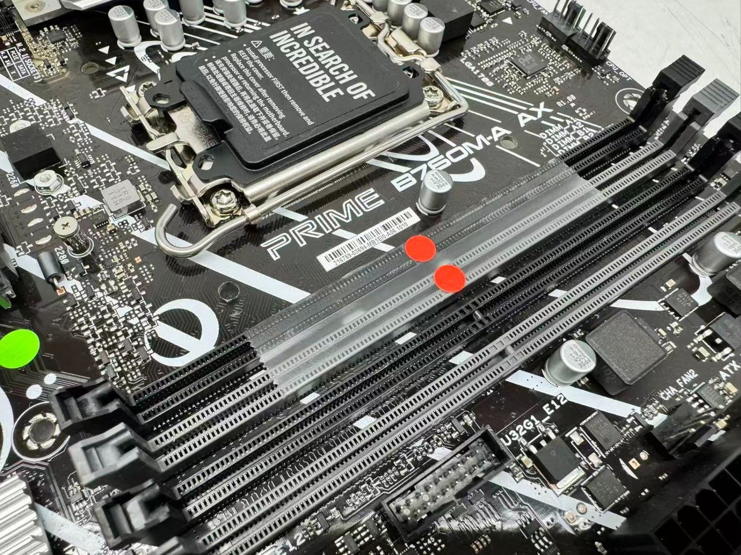 ASUS PRIME B760M-A AX micro ATX Motherboard Intel Socket LGA1700 DDR5 WIFI READ"