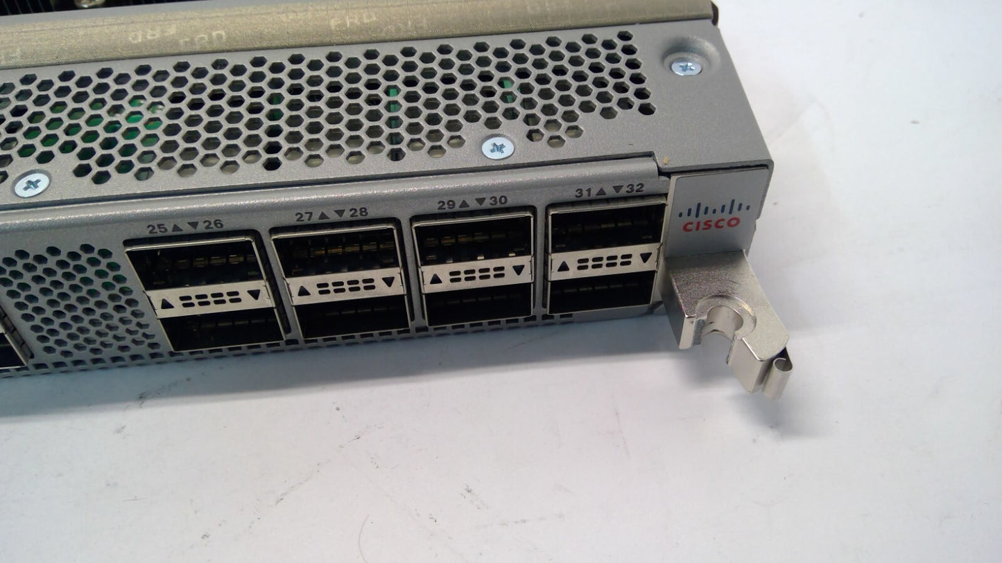 Cisco N9K-X9732C-EX 32-Port 100G QSFP28 Nexus 9500 Module Mount Bracket Damaged#