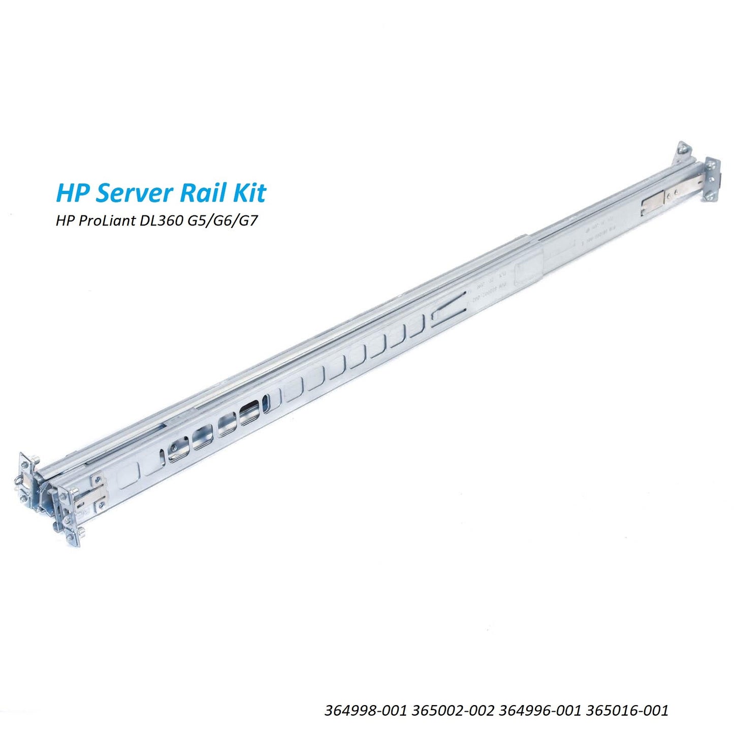 HP ProLiant DL360 G5/G6/G7 Server Rail Kit 1U 364998-001 365002-002 364996-001
