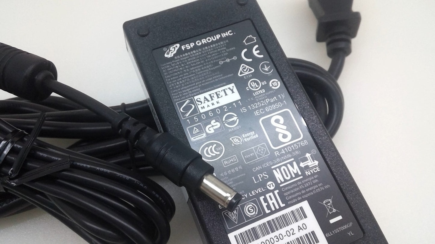 Genuine FSP FSP040-RHAN2 40W AC adapter 12V DC 3.33A with /cord