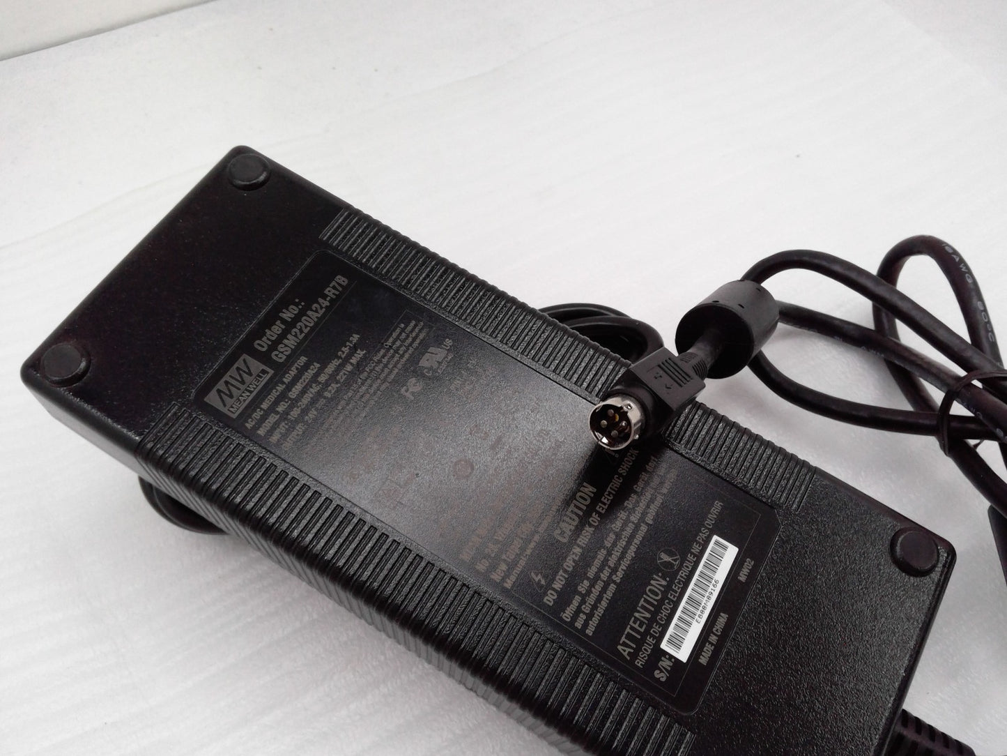 Genuine Mean Well GSM220A24-R7B Power Supply 120/240VAC 4-Pin 221W  9.2A