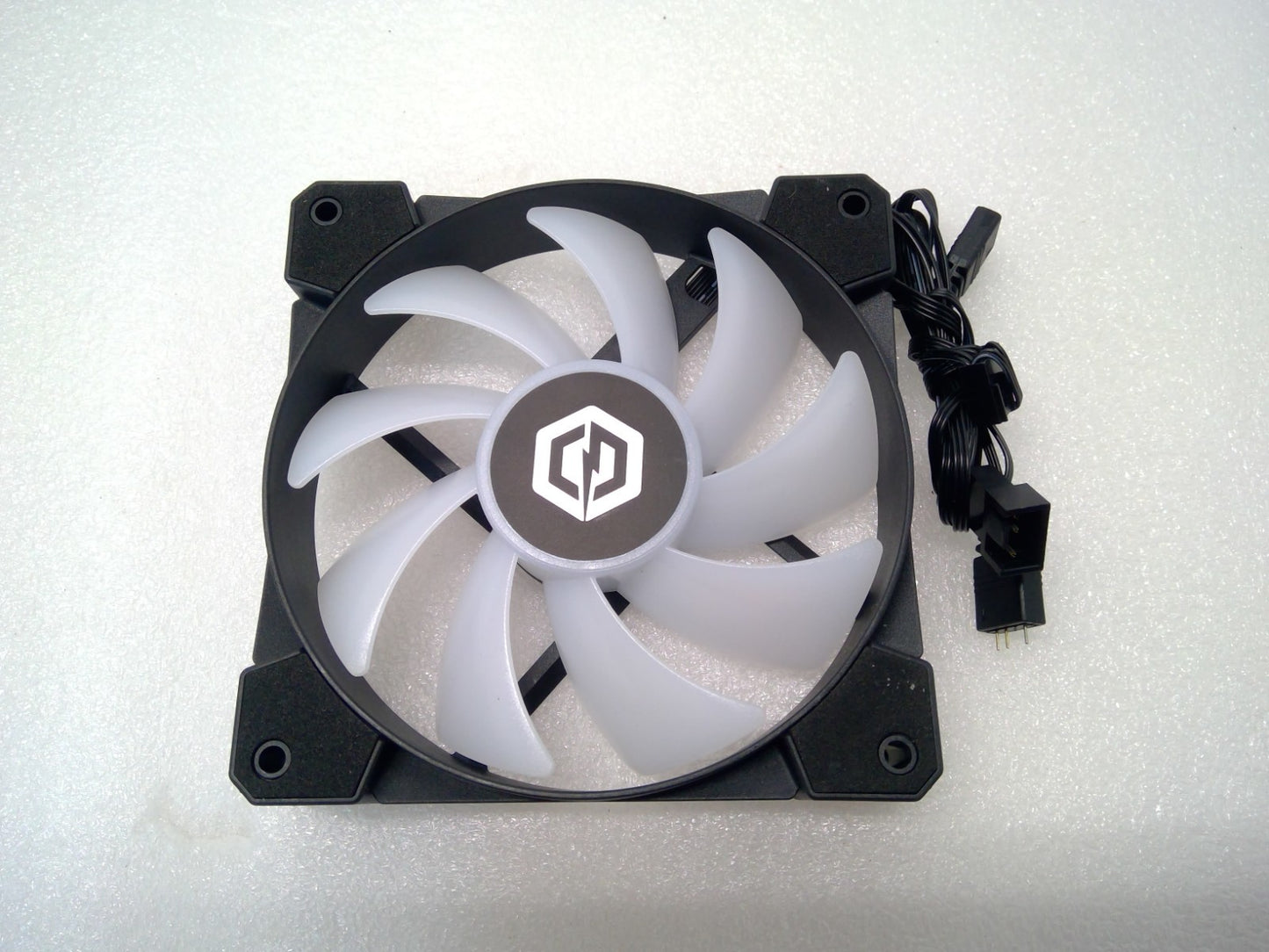 Lot of 3 CYBERPOWER PC AF120 ARGBPWM DF1202512RFHN Hydraulic Bearing FANS BLACK