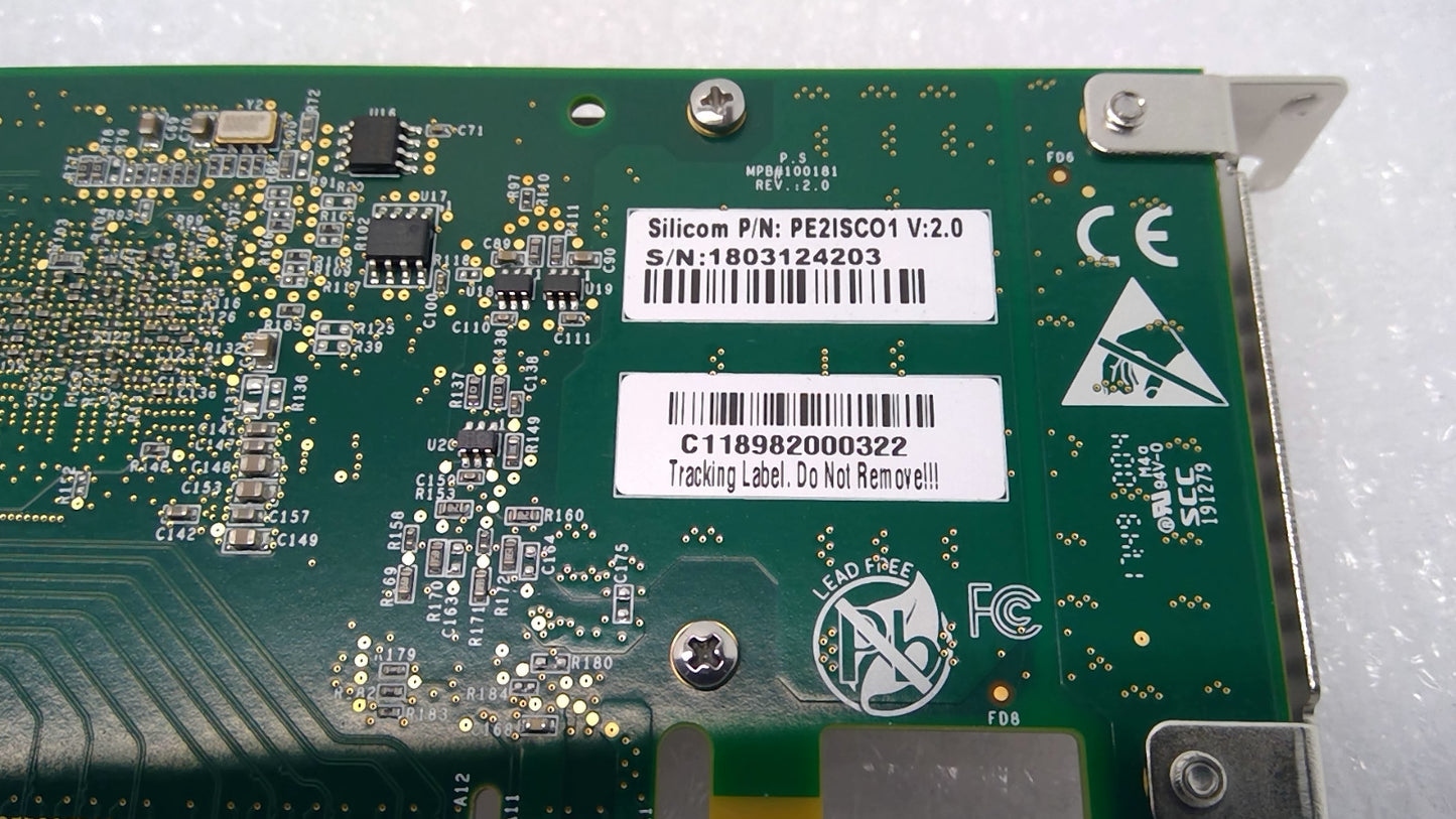 SILICOM PE2ISCO1 HW Accelerator Crypto Compression PCI Express Server Adapter