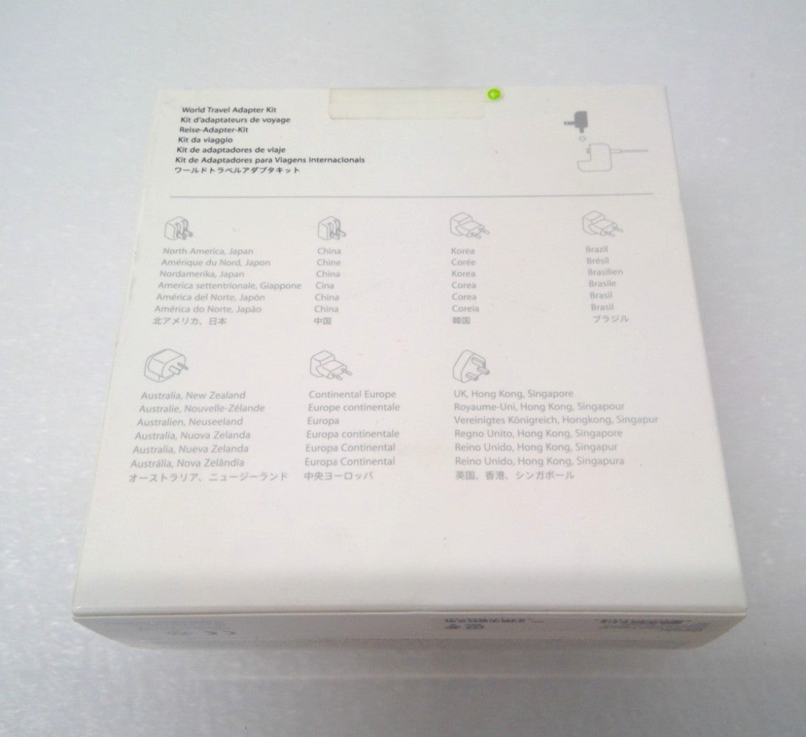 Open Box Apple World Travel Adapter Kit MD837AM/A White