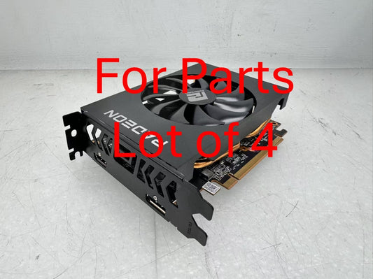 *For Parts* *Lot of 4* PowerColor AMD Radeon AXRX 6500 XT Graphics Card