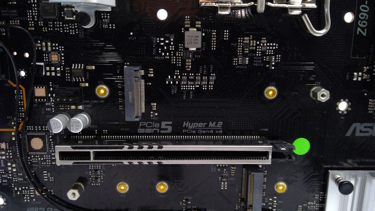 ASRock Z690-C/ac DDR4 Intel LGA1700 Intel PCLE5 ATX PC Motherboard #*Read*