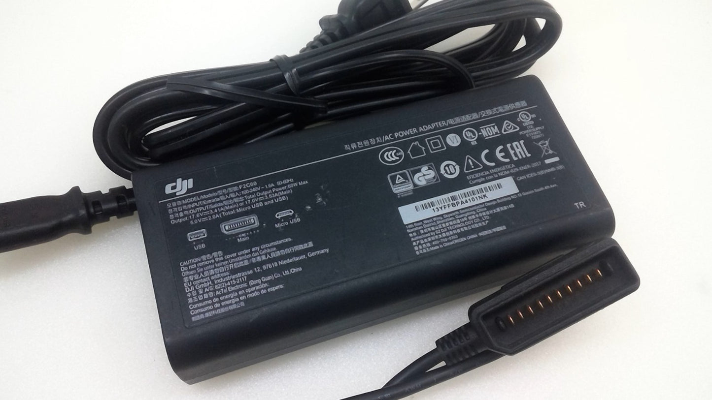 Genuine OEM 60W Fast AC Battery Charger F2C60 For DJI Mavic 2 Pro/Mavic 2 Zoom