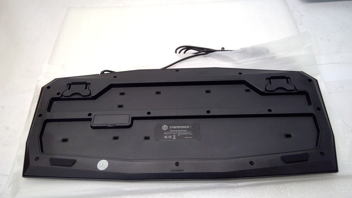 OPEN BOX Cyberpower PC Wired USB Multimedia Gaming Keyboard