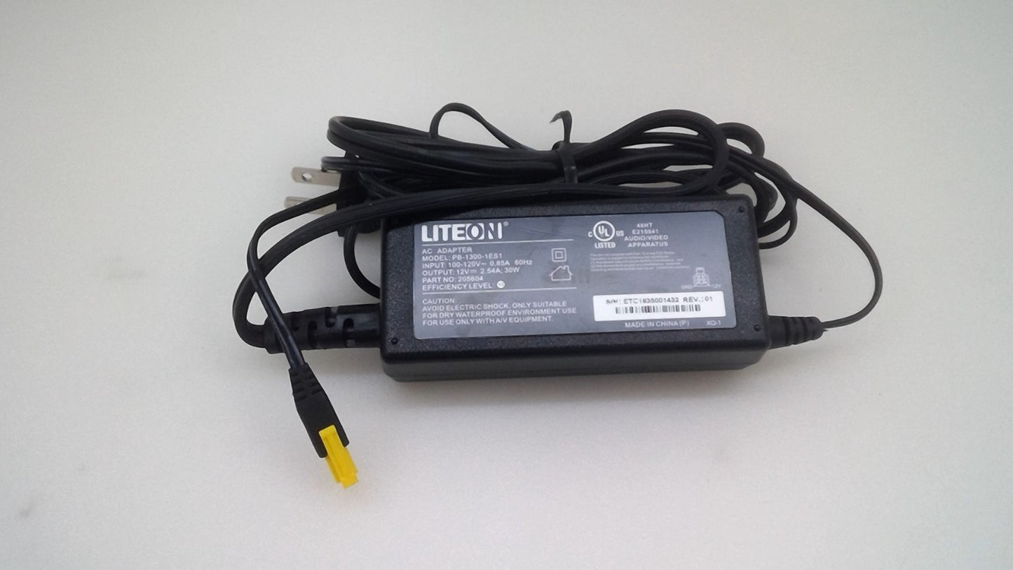 Genuine Lite-On AC Adapter Power Supply PB-1300-1ES1  12V  2.54A  2-Pin