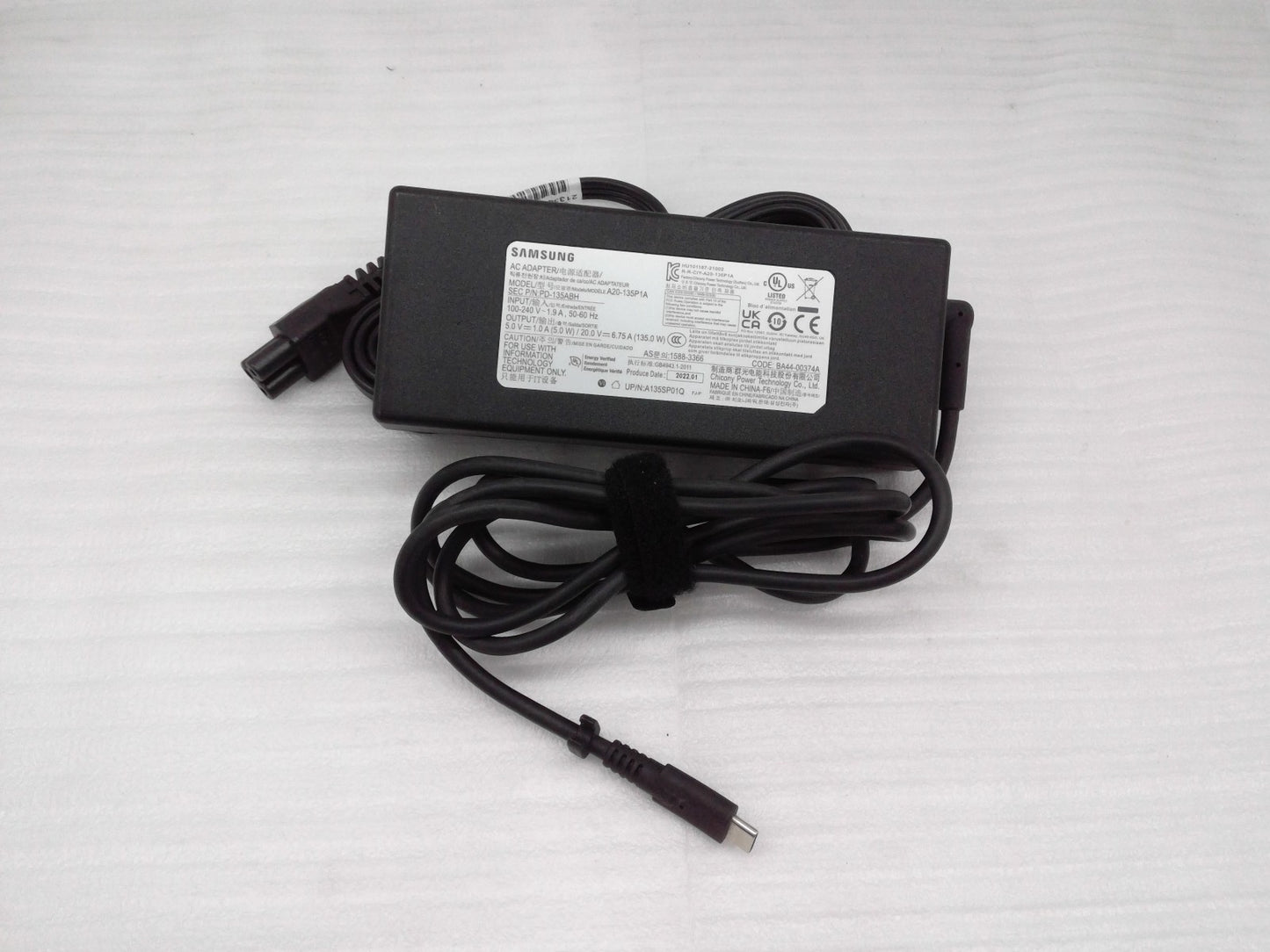 OEM A20-135P1A 135W USB C  Samsung Galaxy Book Odyssey NP762XDA-XA3US RTX3050Ti