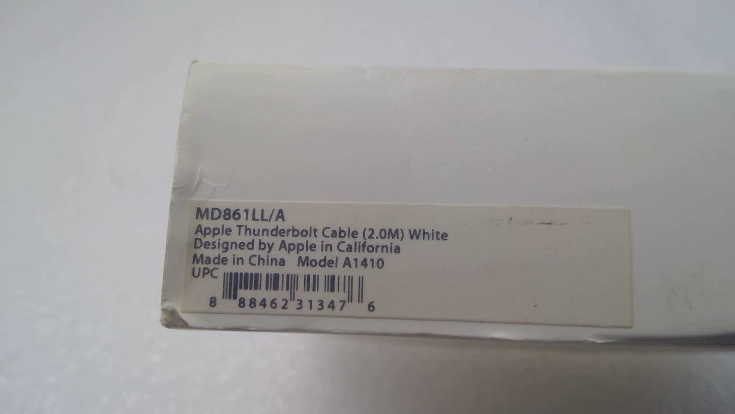 Genuine Apple Thunderbolt 2 Cable (2.0 m) -  6.6'  MD861LL/A A1410 OPEN BOX