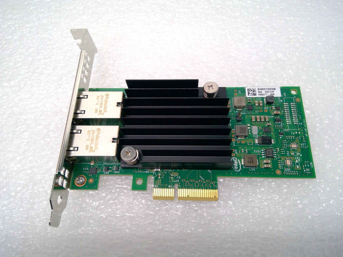 X550-T2 Intel 10Gb RJ45 Ethernet Converged PCIe Network Adapter X550T2G1P5/BLK