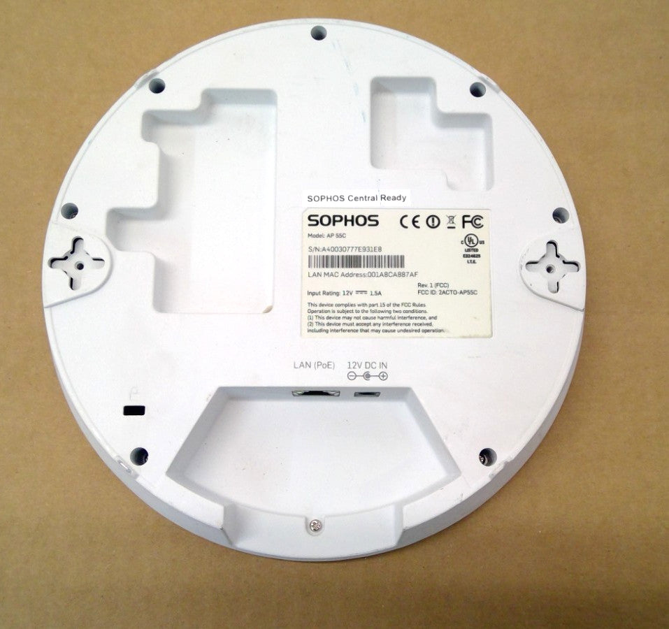 Sophos AP 55C WiFi Access Point Wi-Fi 5 - 2.40 GHz 5 GHz