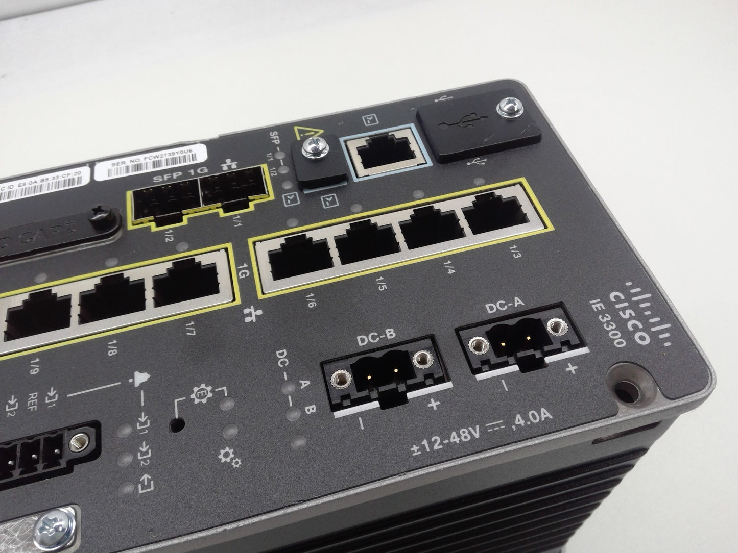 Cisco IE-3300-8T2S-E Cisco Catalyst IE3300 Rugged Series Switch*Read*