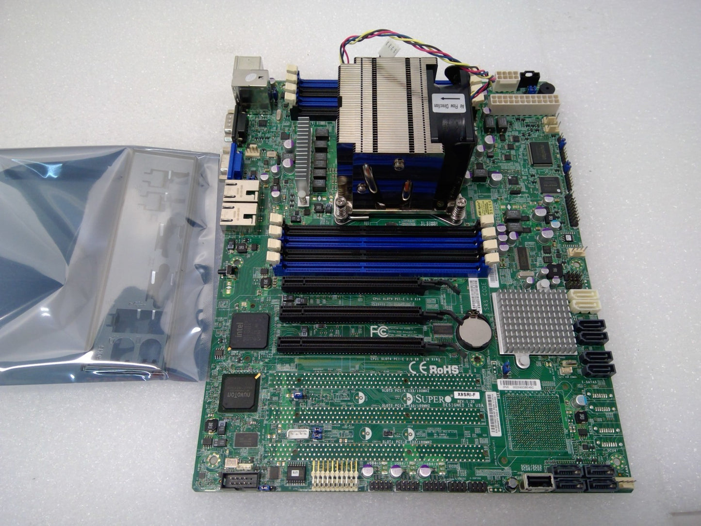 Supermicro X9SRI-F Intel LGA 2011 DDR3 Motherboard W/Headsink&Xeon E5-1620v2