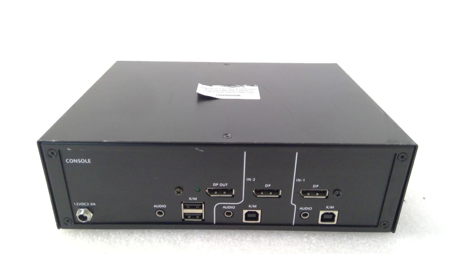 Black Box SS2P-DH-DP-U Secure KVM Switch 2-PORT DP W/AUDIO K/M