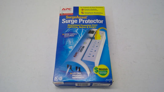 NIB APC SurgeArrest Personal Surge Protector PER7T 7 Outlets Home Office