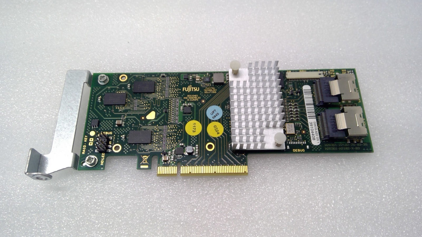 Fujitsu D2616-A22 ICT-1607 SAS/SATA GS1 Raid Controller 6Gbps  PCle